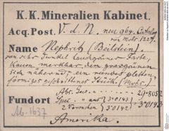 Etiketten zu Nephrit (NHMW-MIN-Ab1637)